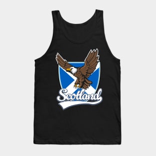 Scotland Eagle Logo travel patch Tank Top